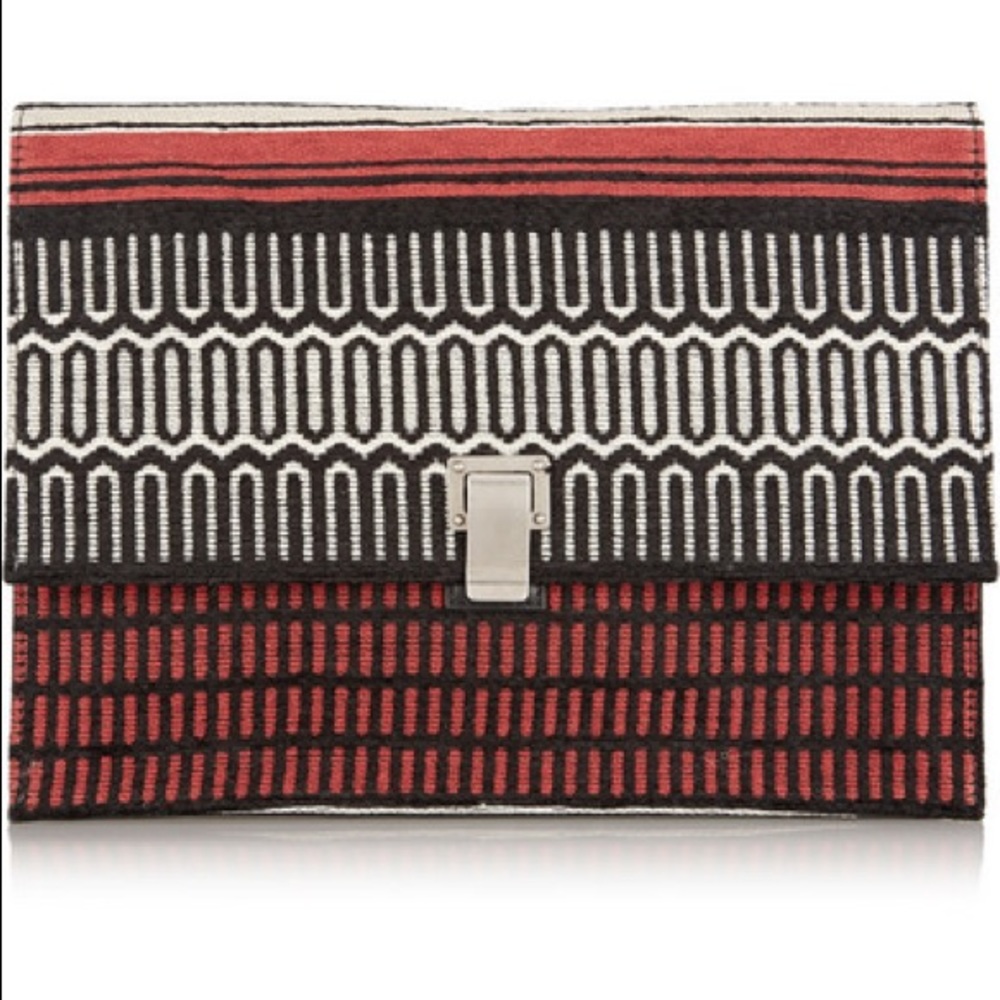 Proenza Schouler Woven Large Lunch Bag